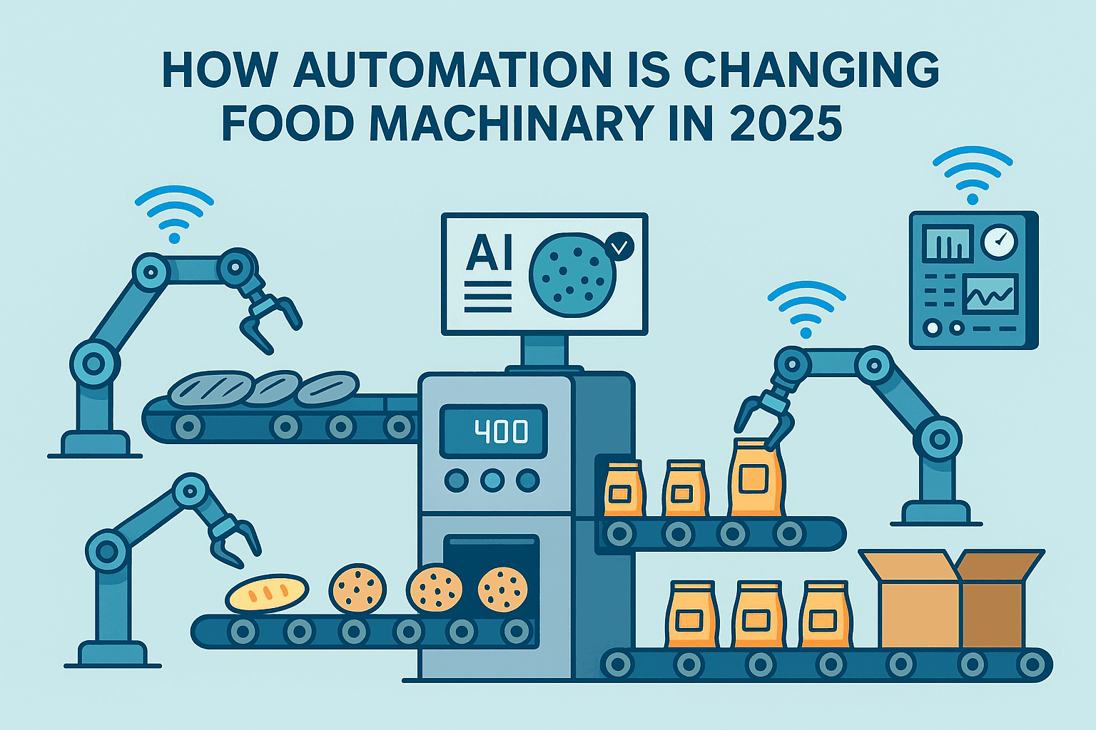 How Automation is Changing Food Machinery in 2025
