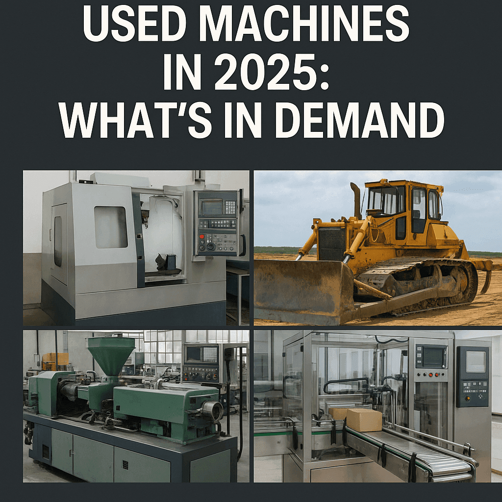 Best-Selling Used Machines in 2025: What’s in Demand?